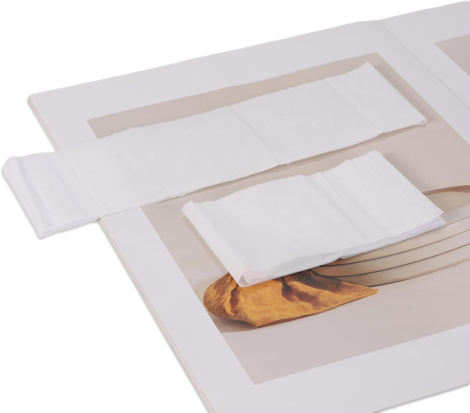 50Pcs Disposable Headbands for Facials Spa Stretch Non-Woven Soft Skin Care Hair Bands Women Salons Face Washing Beauty image number 2