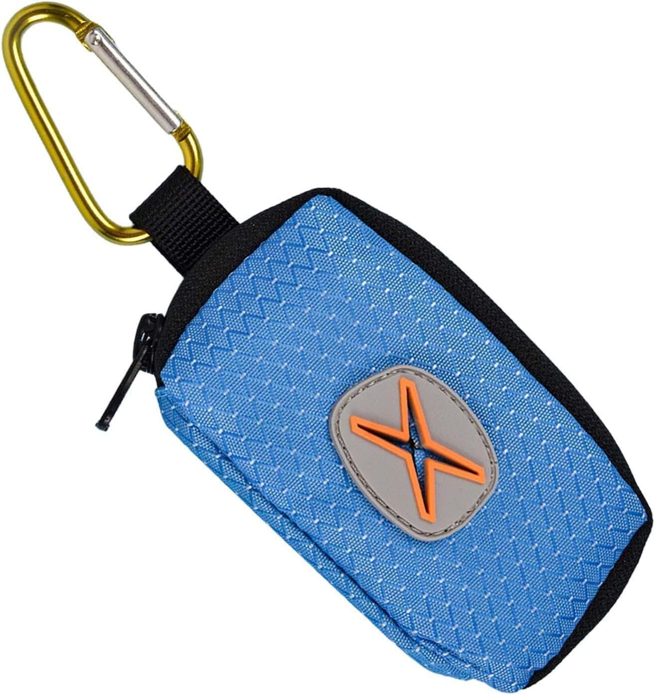 Fokmuaex Dog Poop Bag Dispenser with Zipper Pouch, Leash Attachment Waste Bag Holder, Portable Poop Bag Carrier for Dog Walking, Hiking & Travel (1 Pack) (Blue) image number 5