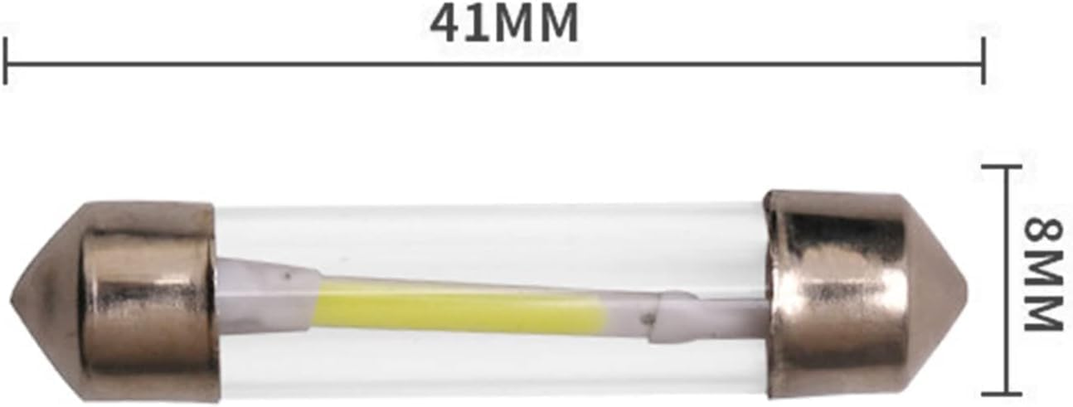 2Pcs RV Refrigerator Light Bulb, 12V 41MM Universal LED Light Bulb for RV Fridge & Automotive Dome Light Replacement, Camper Van Accessories image number 3