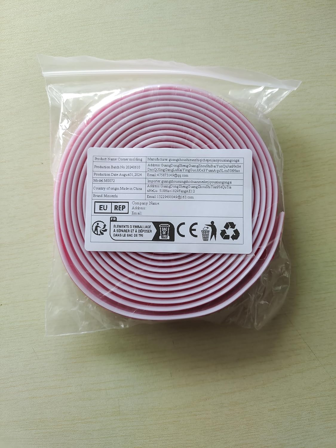 Flexible Self Adhesive Trim,Peel and Stick Trim,Wall Corner Protector,Corner Molding,Self Adhesive Corner Guards,For Wall Edge,Ceiling, Countertop,2Cm X3M.(White) image number 5