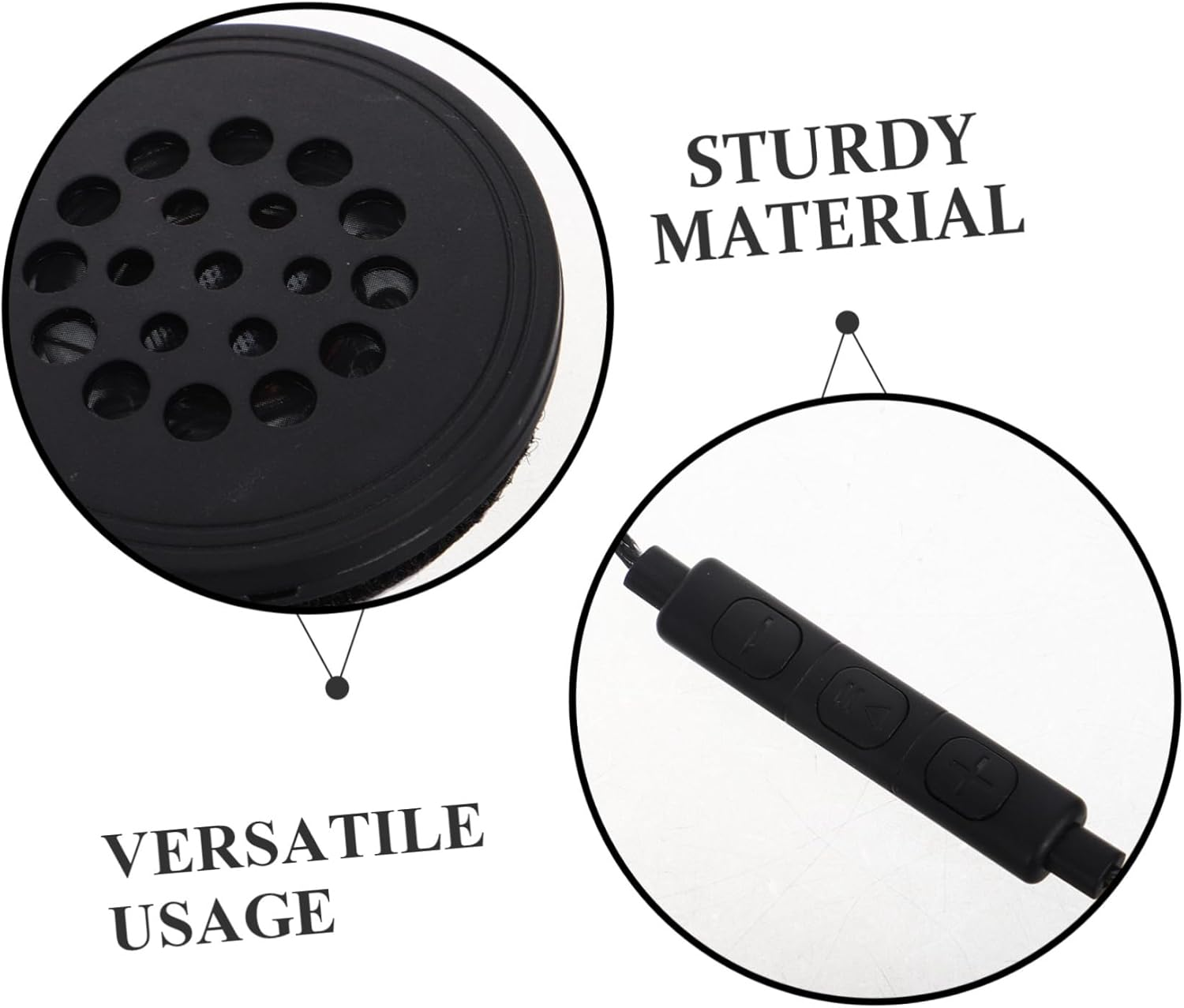 Operitacx Motorcycle Helmet Headset with 3.5Mm Wired Mic and High Fidelity Speakers for Outdoor Sports Music and Communication Compatible with Hardhat Accessories image number 4