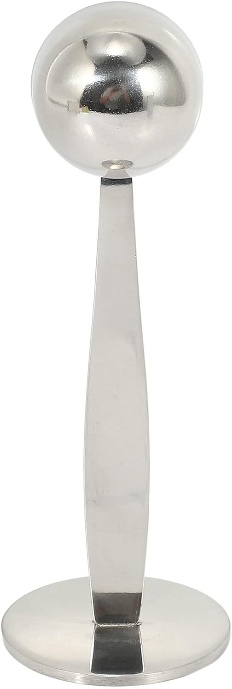 2X Espresso Stand Coffee Measure Tamper Spoon Stainless Steel Coffee & Tea Tools Measuring Tamping Scoop 1 Pieces Silver