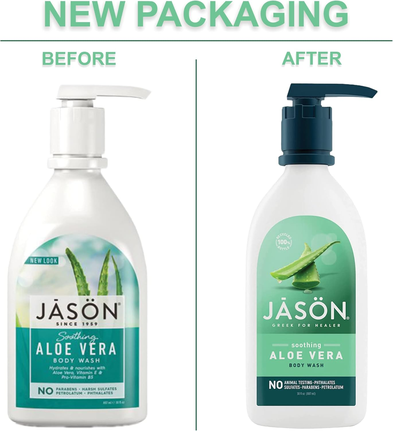 Jason Body Wash Aloe Vera image number 4