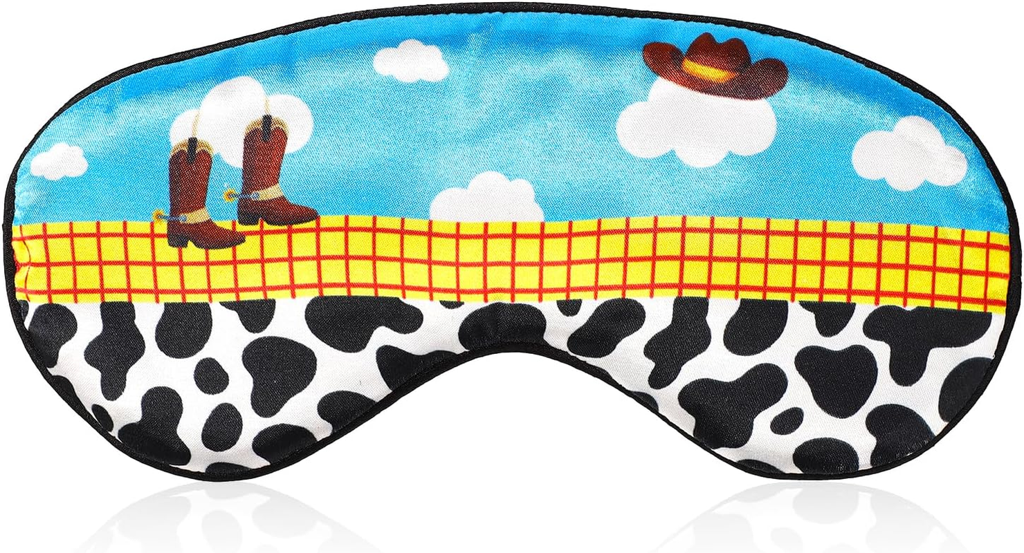 Kids Eye Mask for Sleep, Sleep Mask with Adjustable Strap Cute Cartoon Eye Cover for Kids Soft & Breathable Blindfold for Boys Girls Sleeping Travel Party Supply image number 2