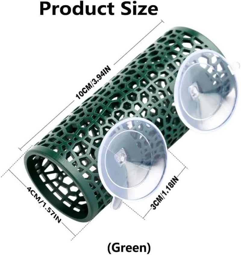 Hollow Betta Fish Tunnel,Small Hole Hollow Betta Fish Cave,Betta Fish Tube Tunnel Toy,Aquarium Betta Tunnel with Suction Cups,Aquarium Decor Fish Tank Accessories Decorations Hideout Tube (Green) image number 6