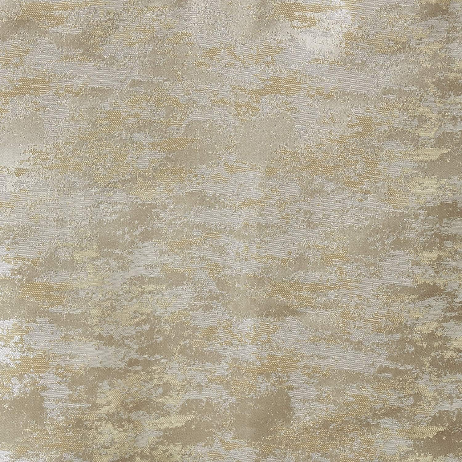 Sun Smart Cassius, Single Total Blackout Curtain for Bedroom, Luxurious Sheen Marble Jacquard, Window Treatment Panel, Rod Pocket Top, Easy to Hang, Fits 1.25" Rod, Machine Washable, 50" X 84" Gold image number 6