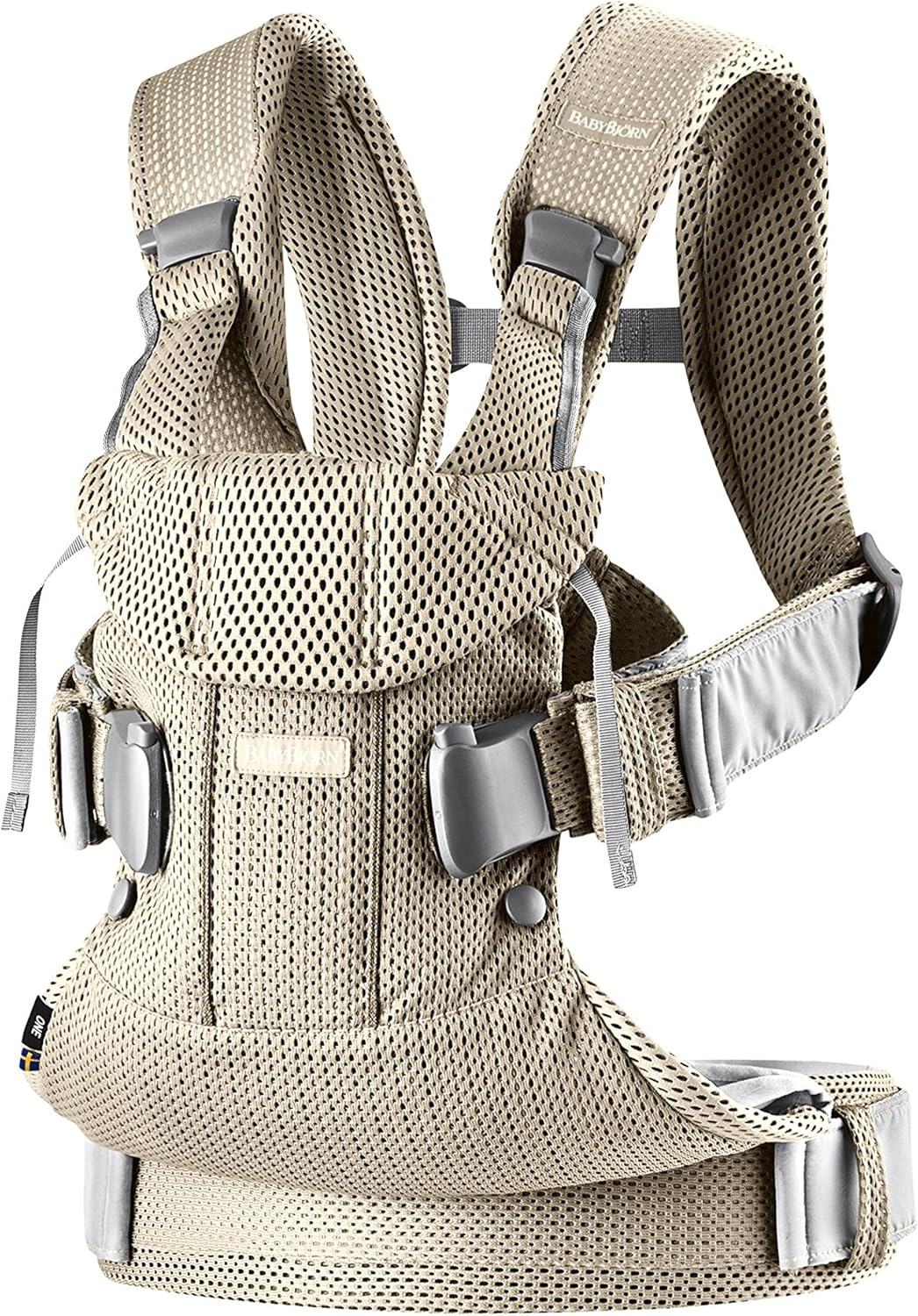 Babybj&ouml;rn Baby Carrier One Air, 3D Mesh, Grey Beige