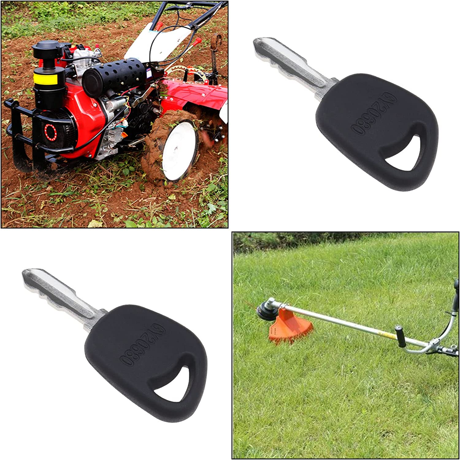 Emagtech 5PCS Ignition Starter Keys GY20680 AM123426 AM131946 Compatible with Husqvarna, John Deere, Kohler Lawn Mower and Tractor image number 3