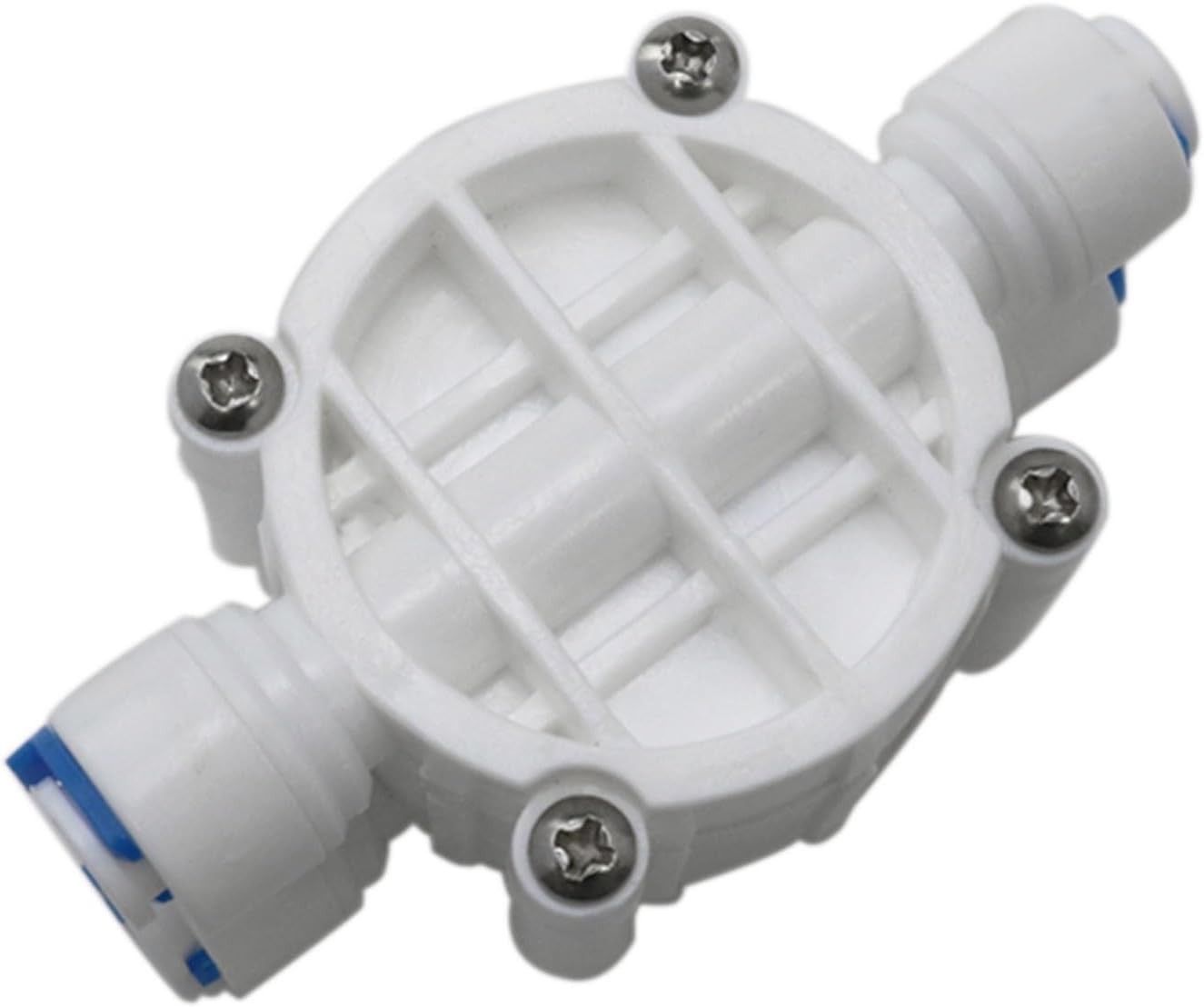 Wantane 4-Way Port Auto Shut-Off Valve - 1/4" Automatic Shut-Off Valve for RO Reverse Osmosis Water Filtration System - 1Pcs image number 4
