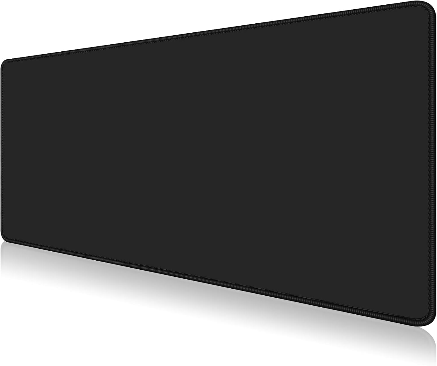 Dapesuom Large Mouse Pad, Extended Gaming Mouse Mat with Stitched Edges, Full Size Desk Mats with Non-Slip Base, Computer Big Desktop Keyboard Pad for Gamer, Laptop, Office, 23.6 X 11.8 In, Space Gray