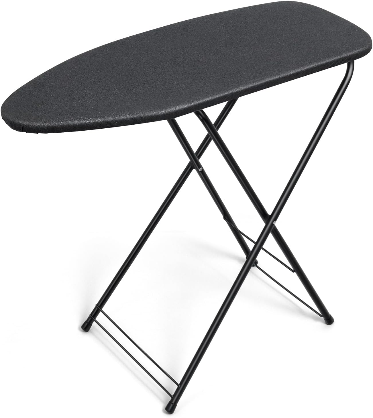 Duwee Compact Ironing Board (33 X 89 Cm) with Ample Ironing Space, Lightweight Iron Board with Anti-Gravity Hook, Easy for Storage (Black)
