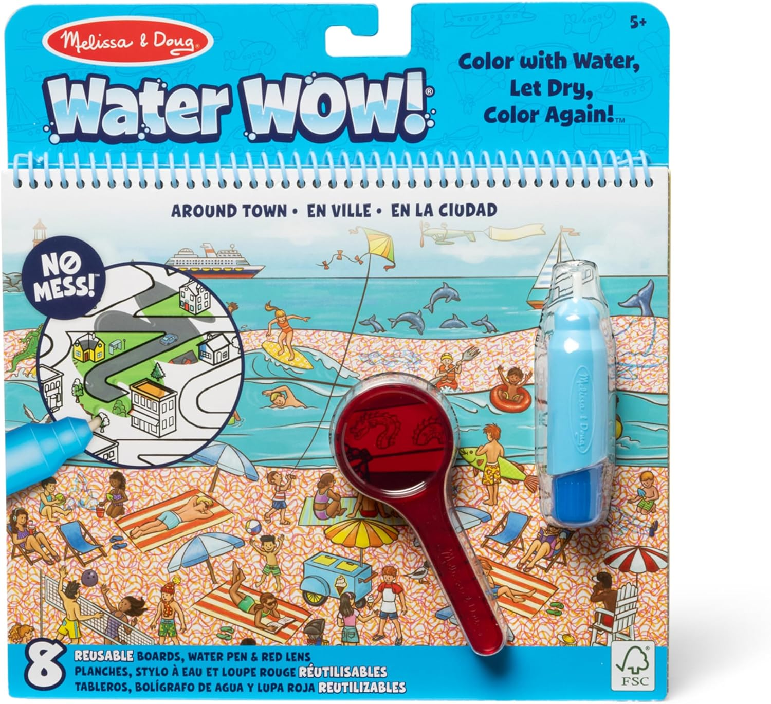Melissa & Doug - on the Go - Water WOW! around Town Deluxe image number 4
