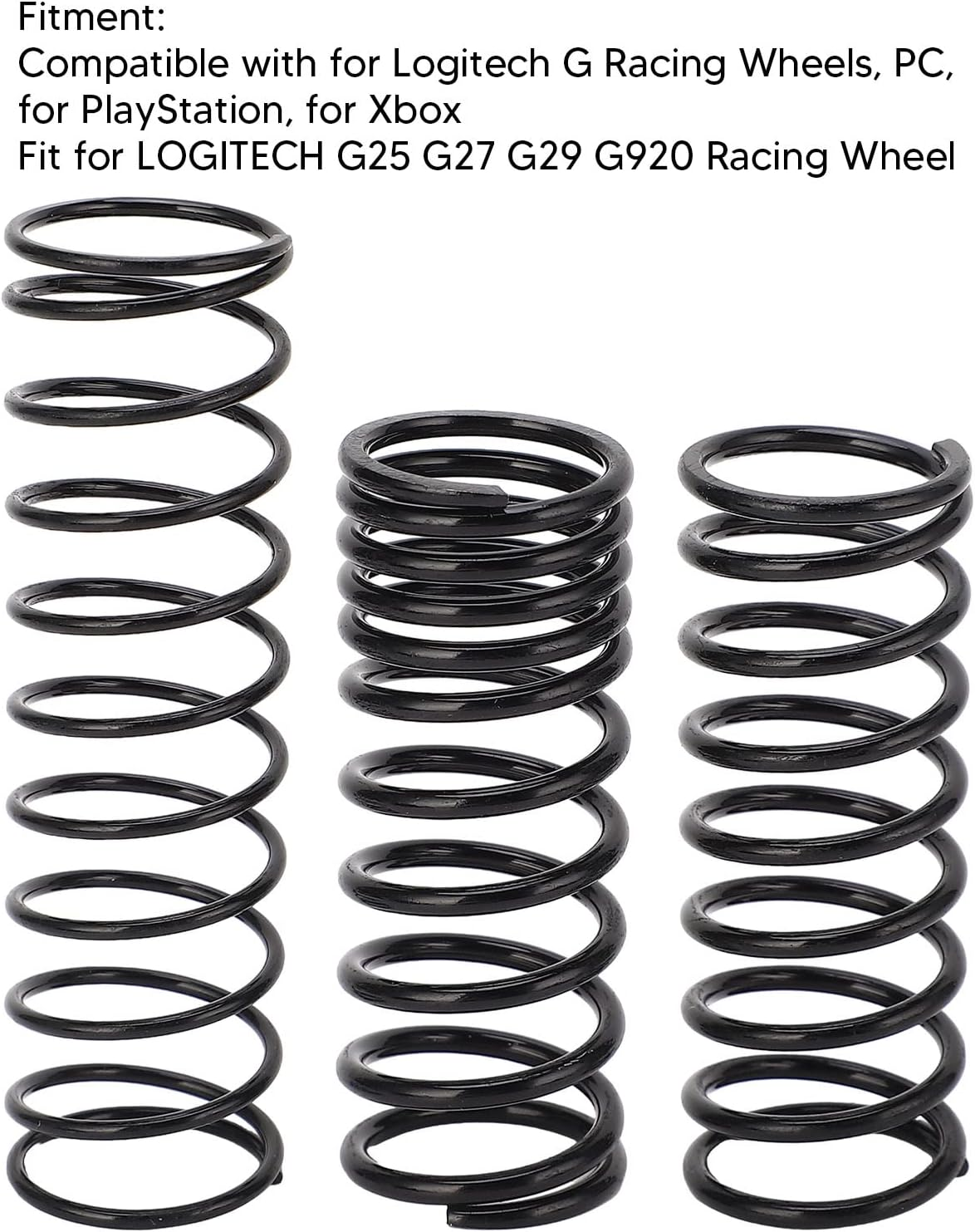 Upgrade Mod Brake Pedal Spring Pedal Spring Throttle Pedal Spring Kit with Accurate Size for G25 G27 G29 G920 Racing Wheel, Improve Lap Time and Consistency image number 4