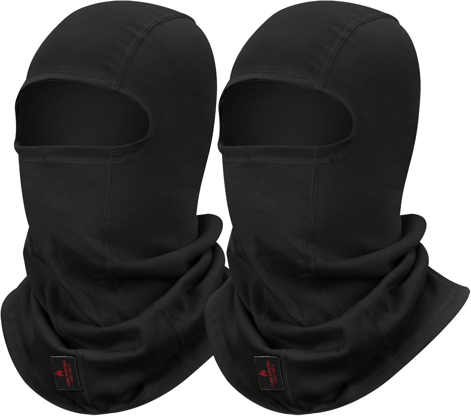 2PACK FR Balaclava Welding Hood 100% Cotton Full Face Cover Mask HRC2 Neck Protector Arc Flash Head Covering