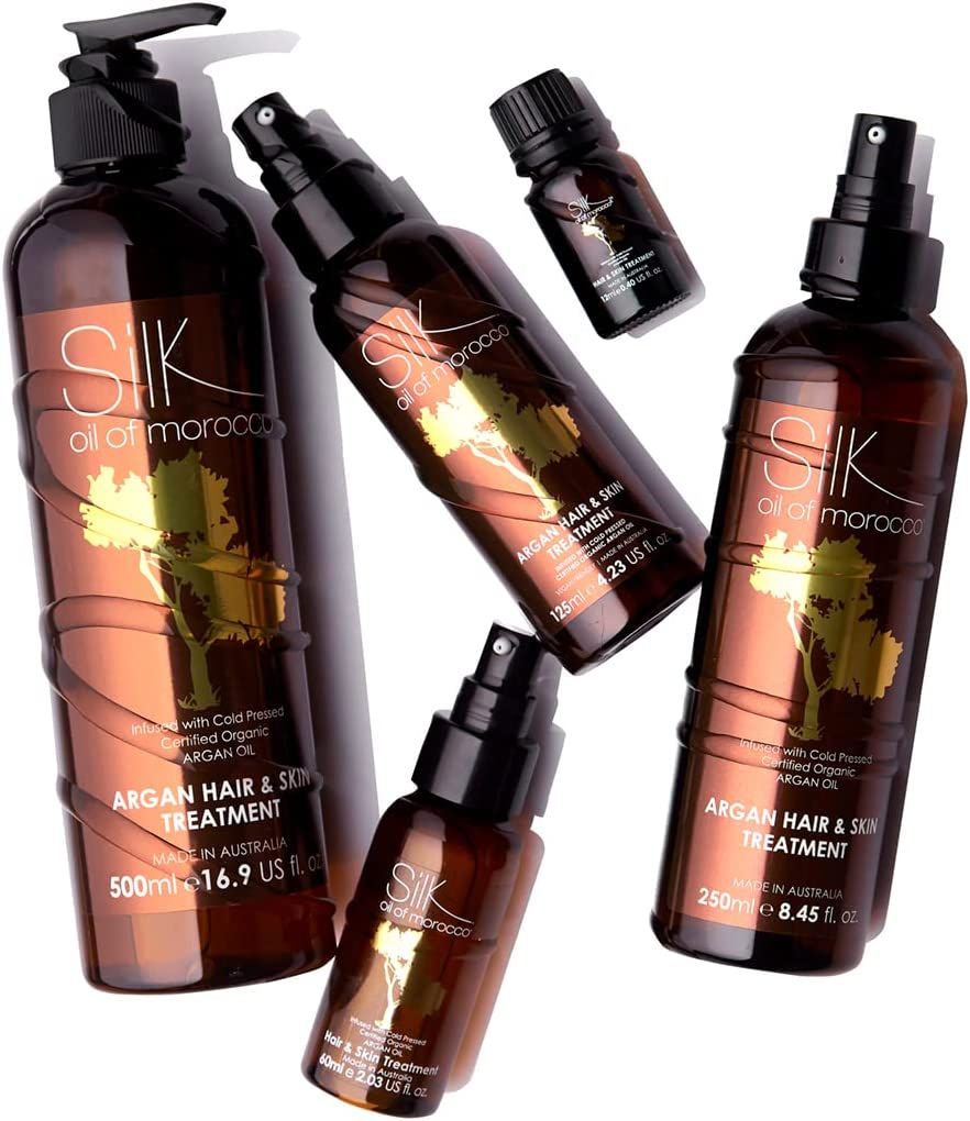 Silk Oil of Morocco Argan Vegan Hair & Skin Treatment 250 Ml Large Size image number 1