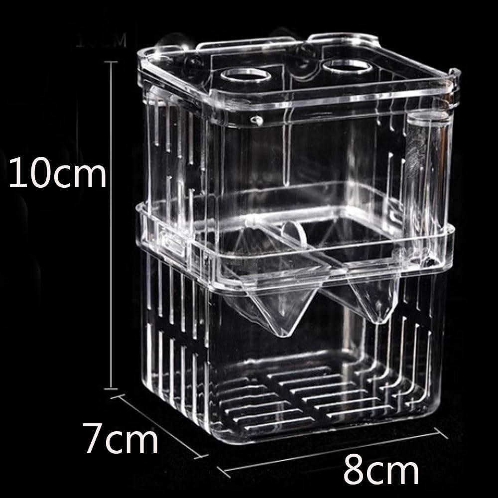 Armastuse Guppy Breeding Box for Aquariums, Transparent Acrylic Fish Tank Hatchery,Isolation Chamber, for Tank Multifunctional Incubator Isolation Aquarium image number 2