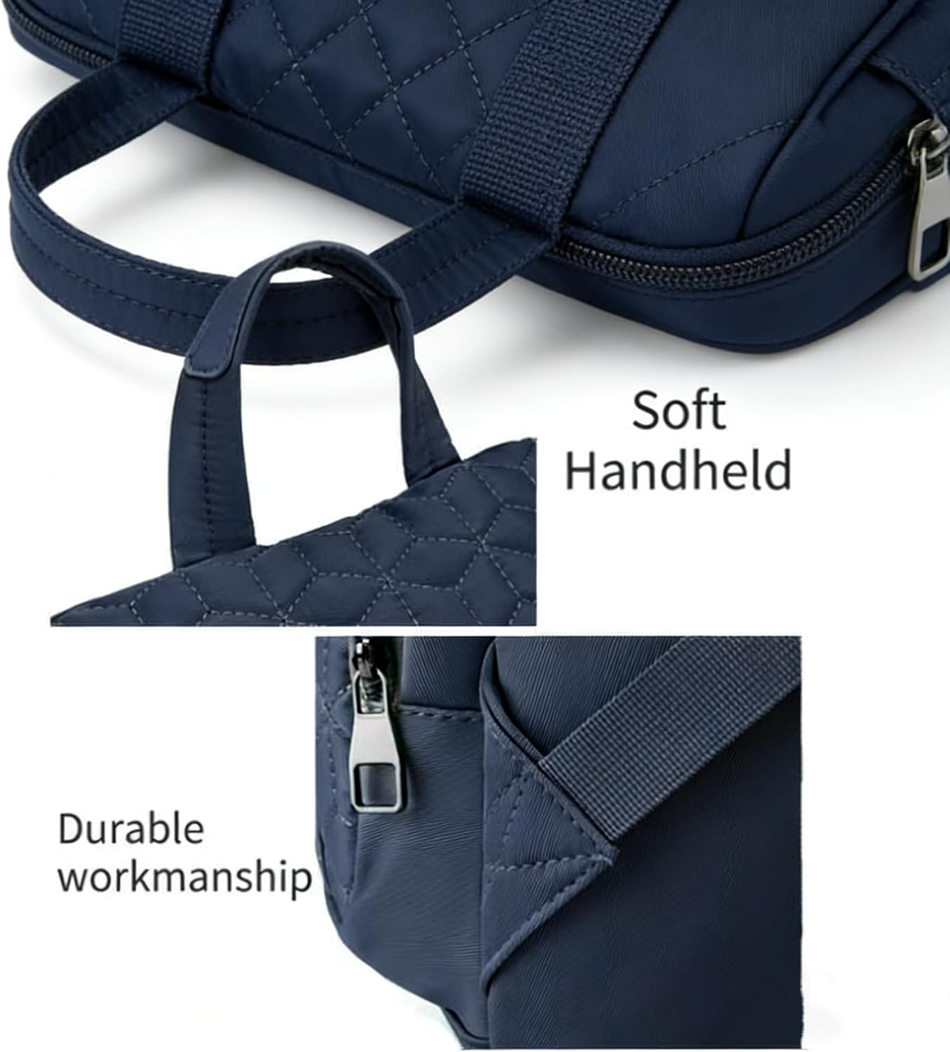 Five-Piece Diaper Bag Backpack, with Diaper Changing Table, 3 Storage Bags, Baby Essentials Bag, Male and Female Baby Travel Backpack, Multifunctional Waterproof Handbag for Newborns(Blue) image number 4