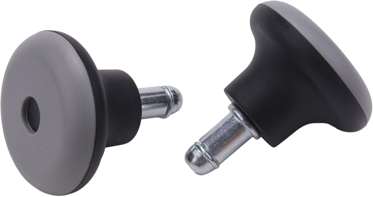Hepzest 5Pcs Bell Glides Replacement Office Chair Wheels Stopper Office Chair Swivel Caster Wheels, 2 Inch Stool Bell Glides image number 1
