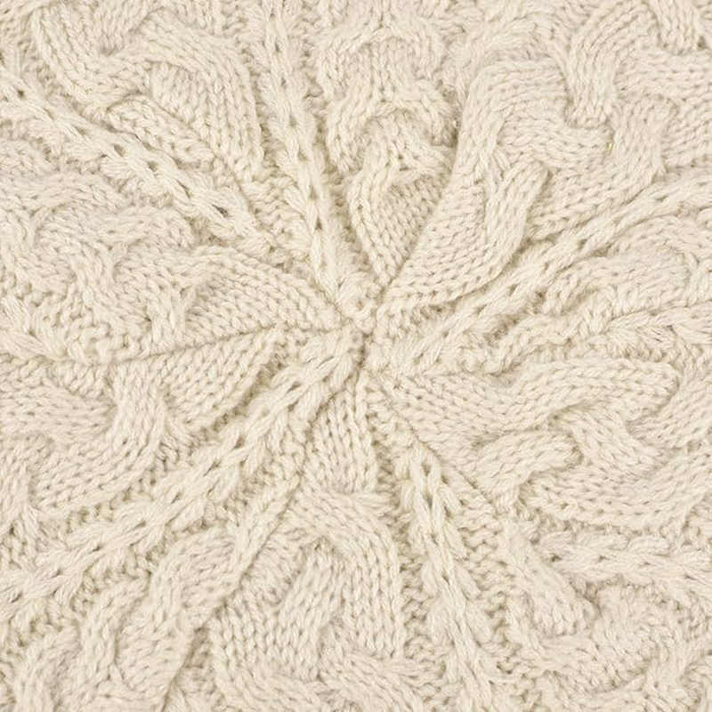 Soft Knit Solid Color Beanie, Chic, and Lightweight Crochet Knitted Style Beanie Hat for Women Slouchy Hat image number 1