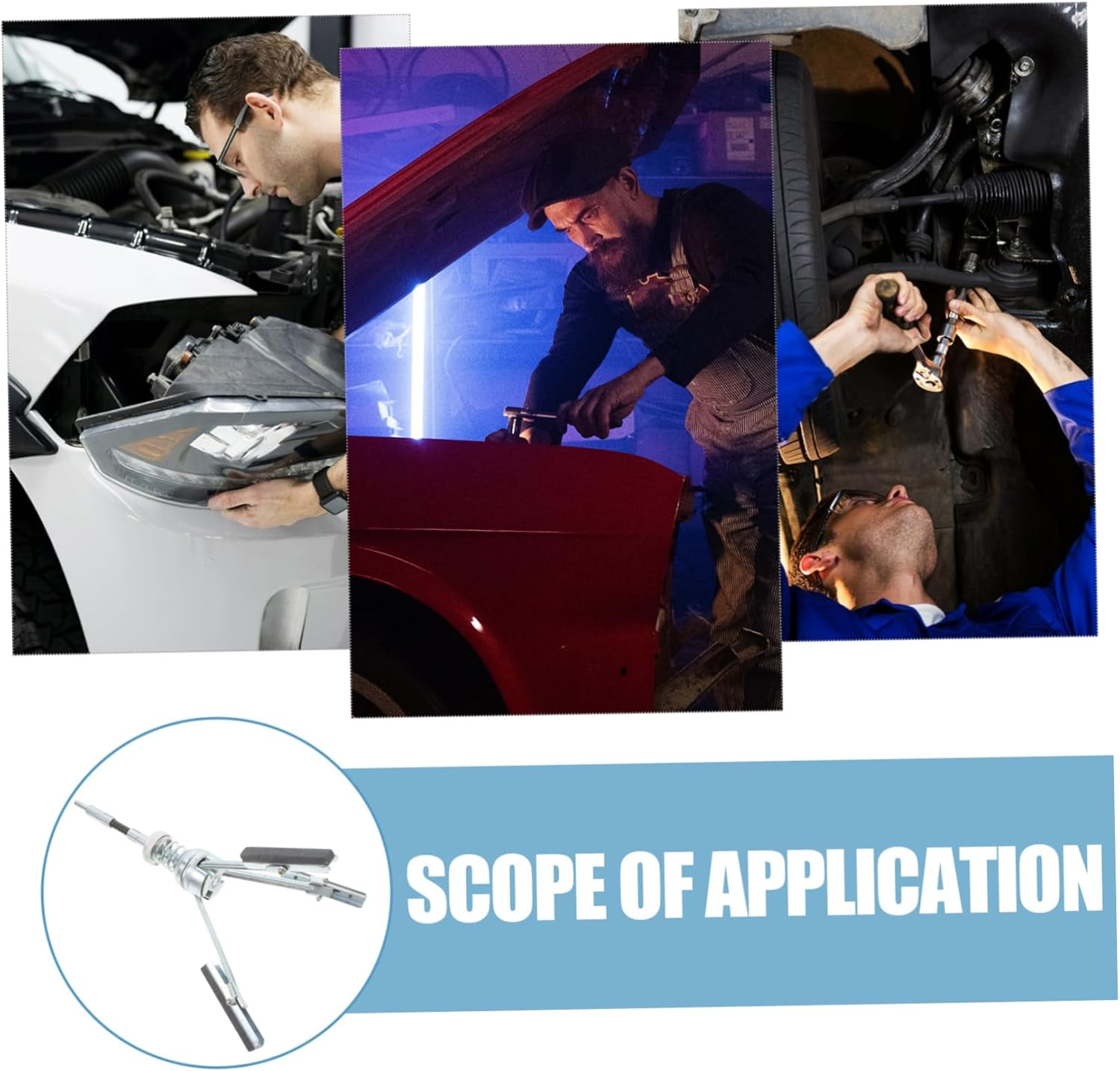 HOMSFOU Engine Cylinder Tool Adjustable Piston with Three-Jaw Design for Internal Grinding Versatile Honing Efficient Polishing and Easy image number 5