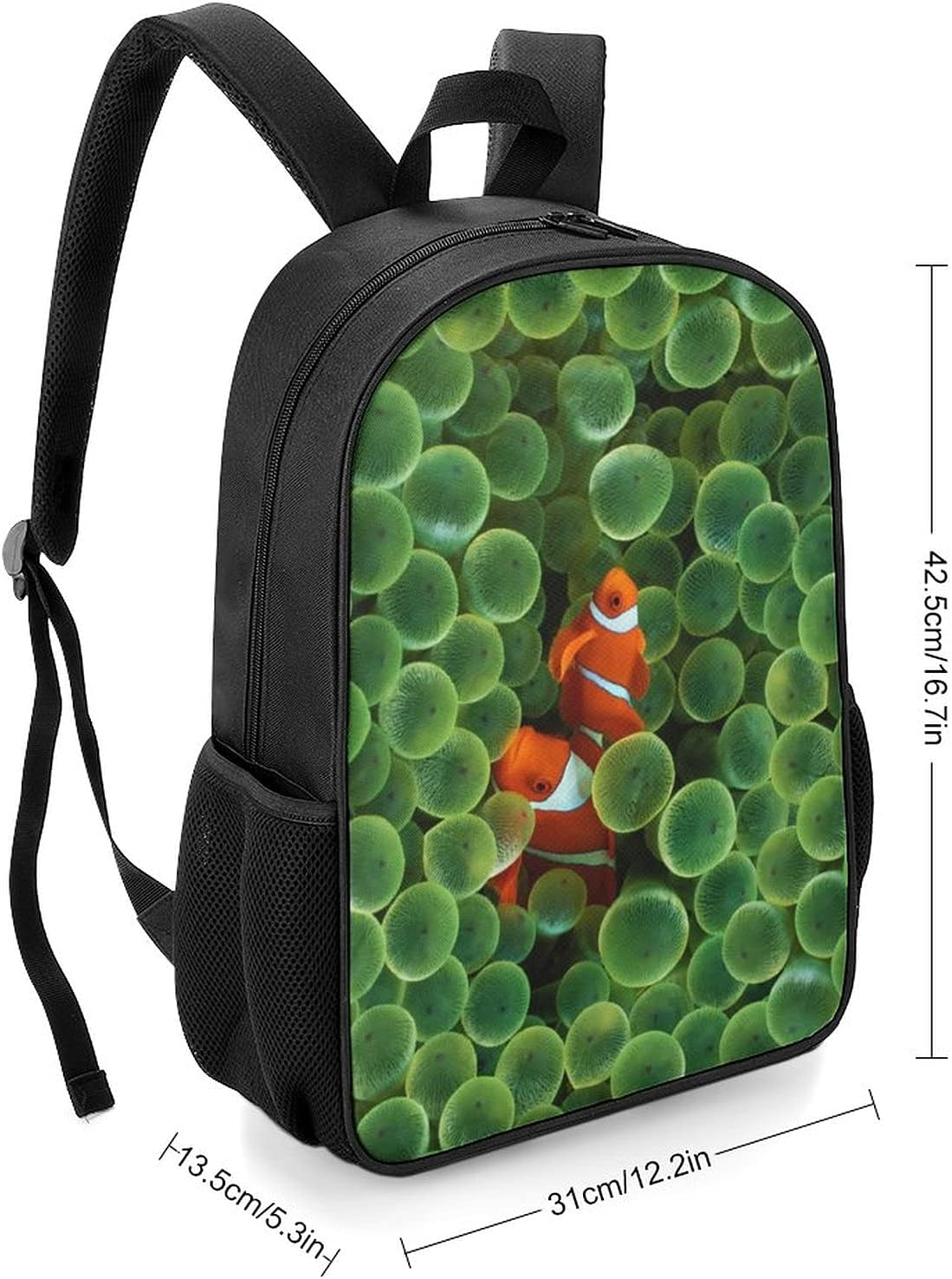 Waterproof Children'S Backpack Cute Animal Beautiful Fish Ocean Bulk School Backpack for Middle School Students image number 1