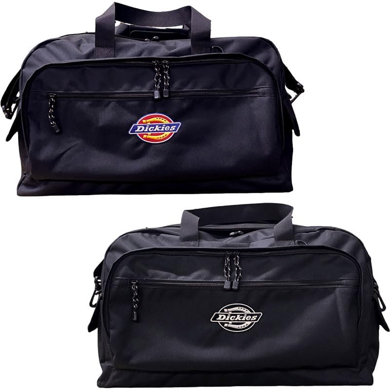 Dickies Boston Bag, Travel Bag, 45 Liter, Large Capacity, Training Bag, Duffle Bag, Sports Bag - Big Logo &times; Black image number 2
