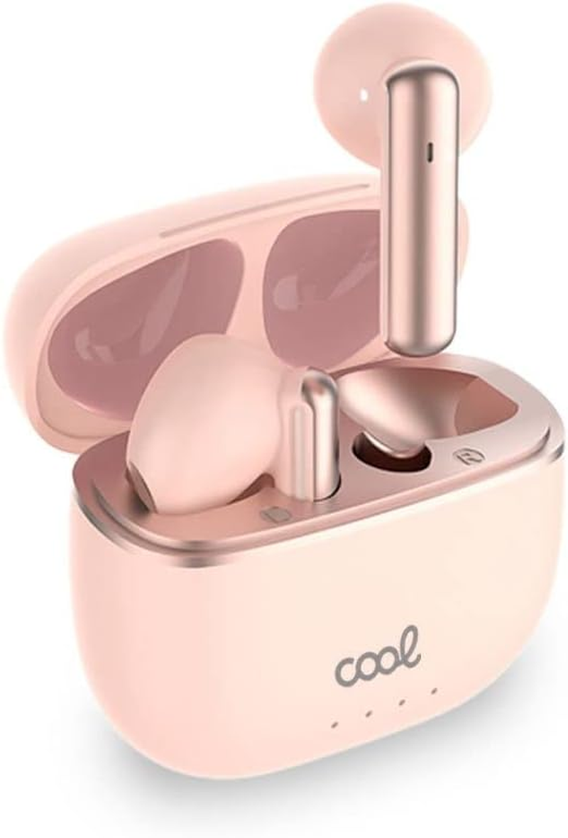 Stereo Bluetooth Headphones Dual Pod Earpods Cool Gen LCD Pink image number 4