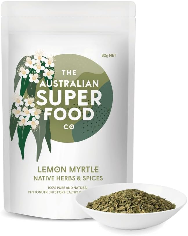 The Australian Superfood Co Fine Lemon Myrtle Herbs and Spices 80 G image number 2