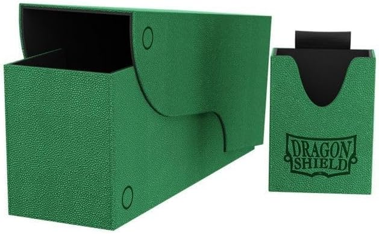 Dragon Shield 300 Sleeved Nest Deck Box, Green/Black image number 1