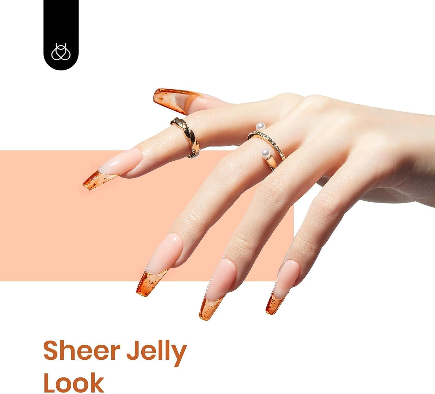 Beetles Gel Polish Jelly Gel Nail Polish 6 Colors Transparent Gel Polish Set Translucent Brown Red Blue Green Orange Spring Nails Soak off LED UV Curing Manicure Kit Women image number 1