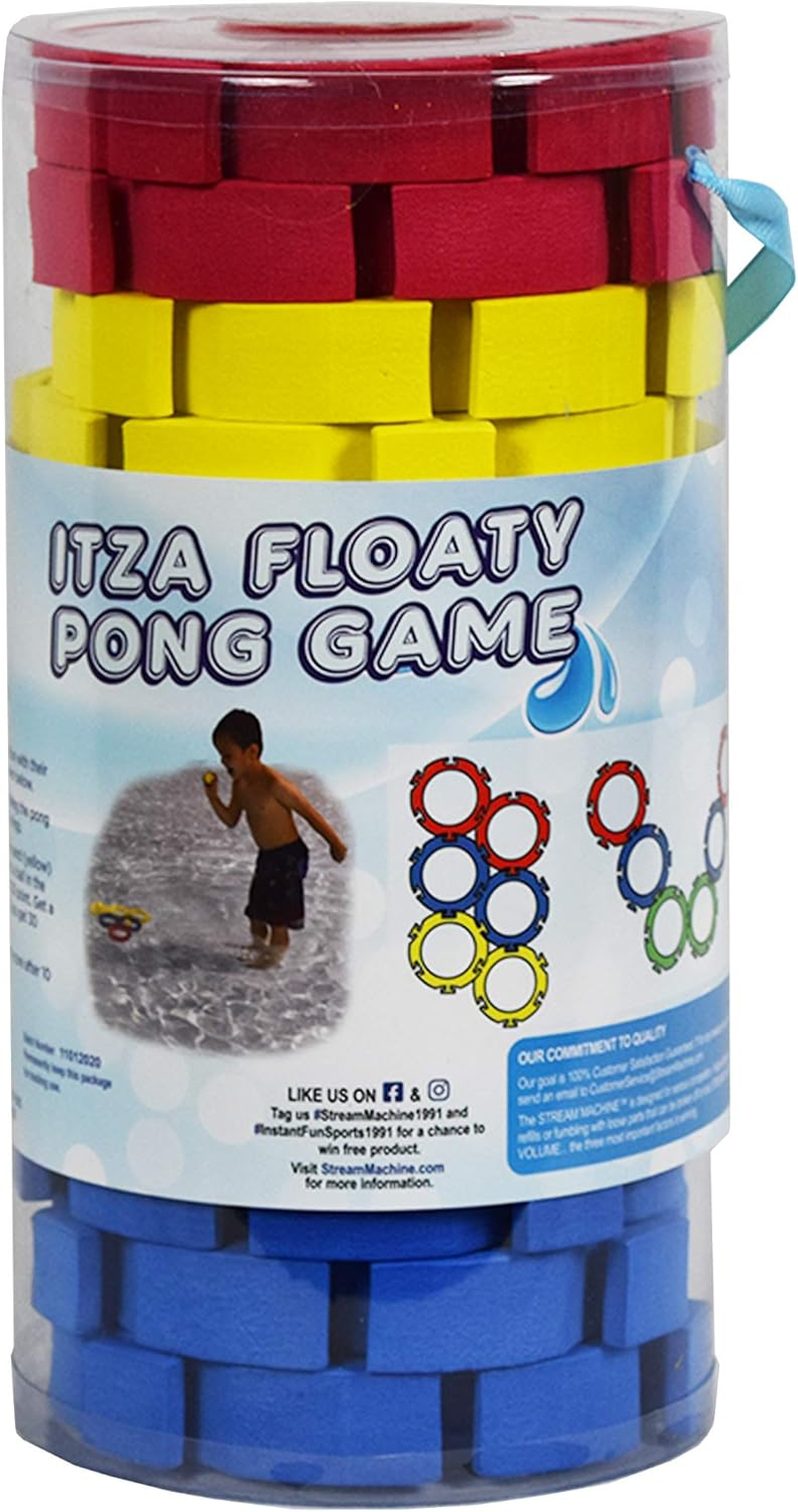 Water Sports Itza Floaty Pool Pong Backyard and Pool Game - Floating Ping Pong Pool Games for Adults and Family image number 5