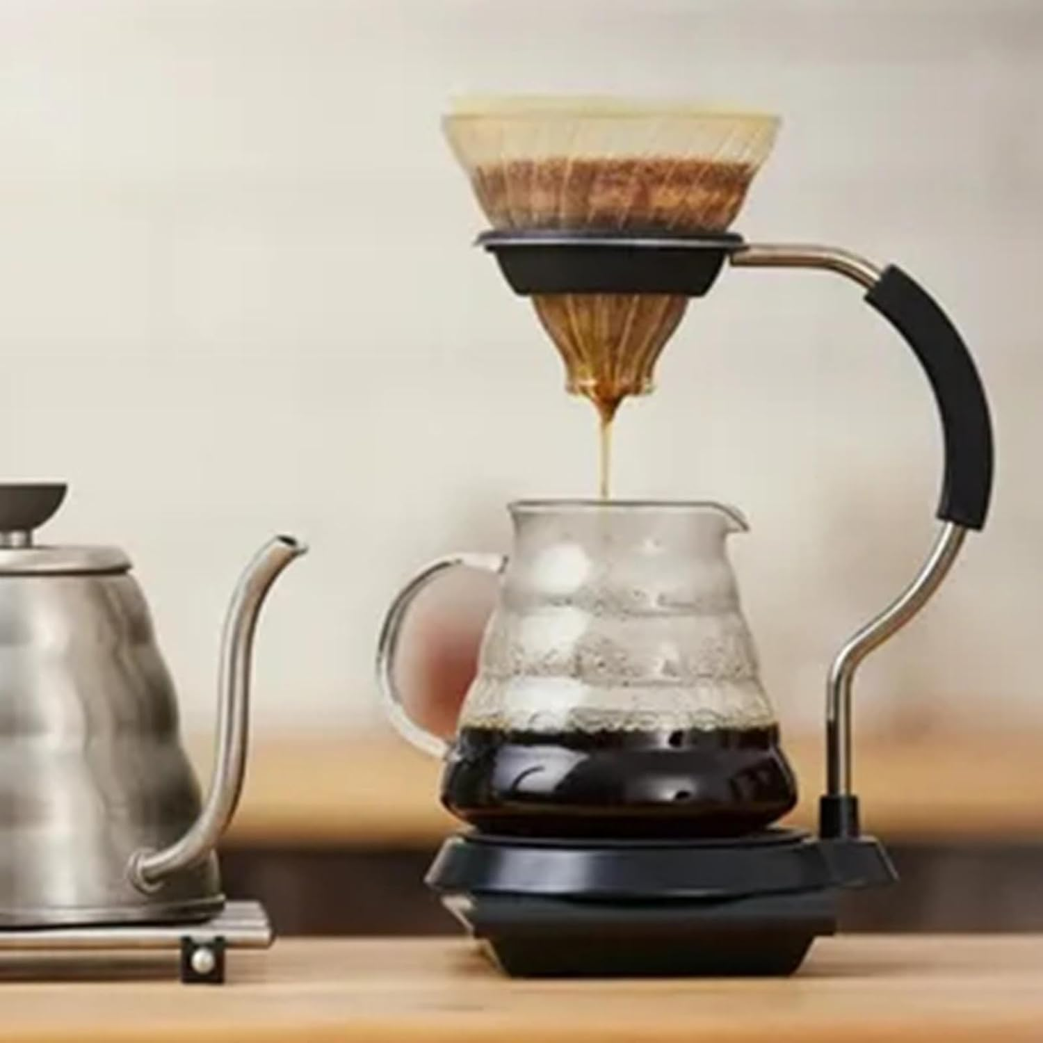 Coffee Filters Cone Paper - Natural Paper Coffee Filters 2-4 Cup,2-4 Cups for Pouring over Coffee Filter, 100 Count Filters (Natural Brown) Health & Household Unbleached for Drip Coffee Maker Pochy image number 4