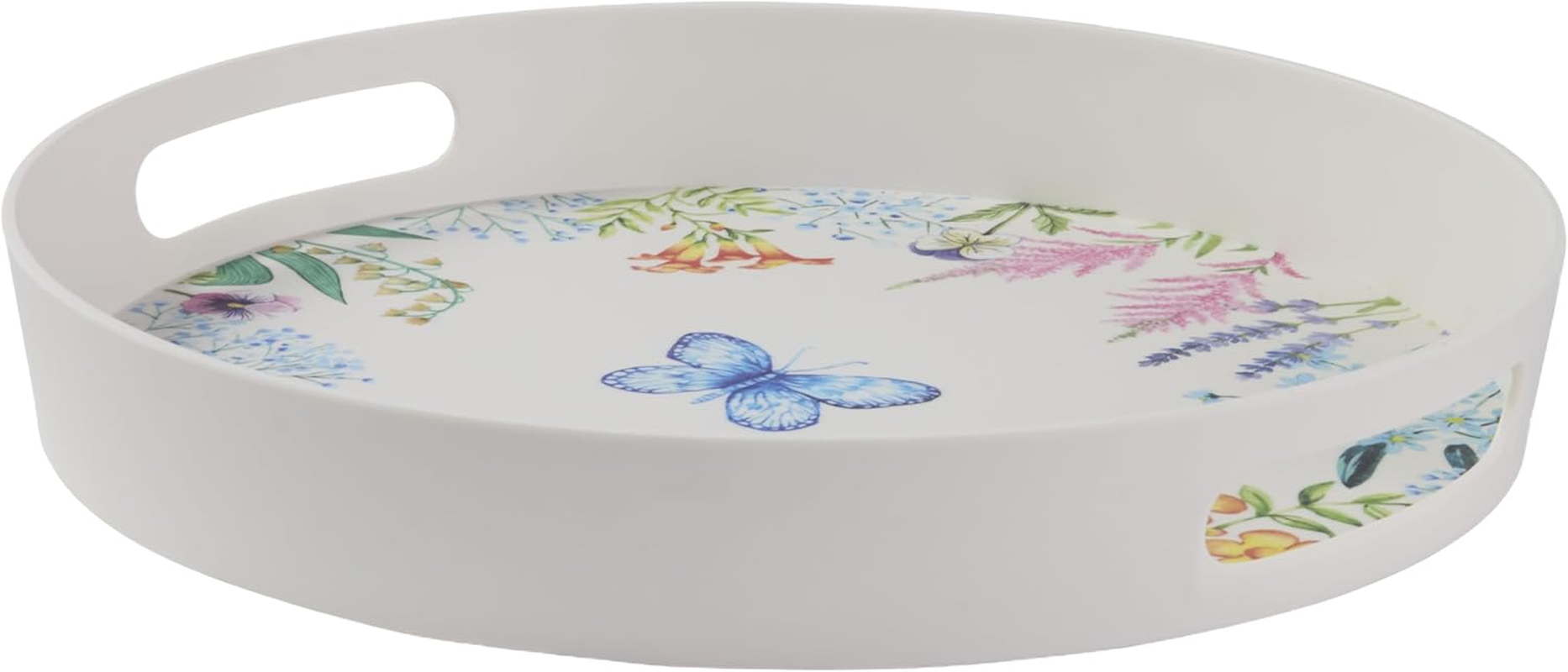 Maxwell & Williams Botanica Melamine round Serving Tray, 35 X 5 Cm