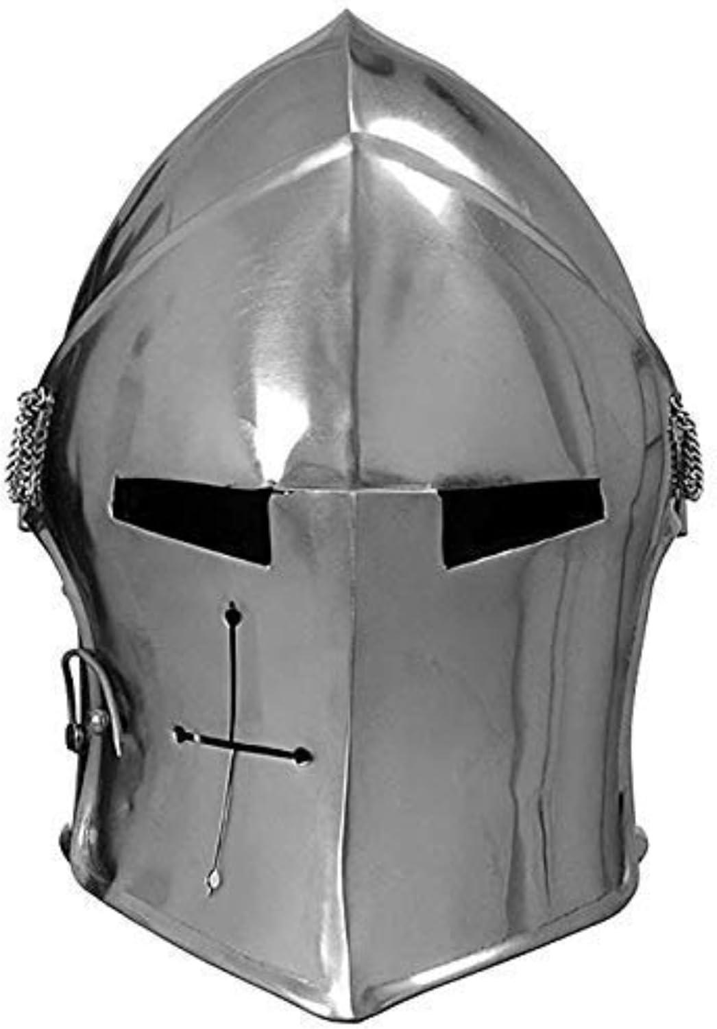MIR Medival Barbuta Helmet Knights Templar Crusader Armour Helmet (Steel) image number 5