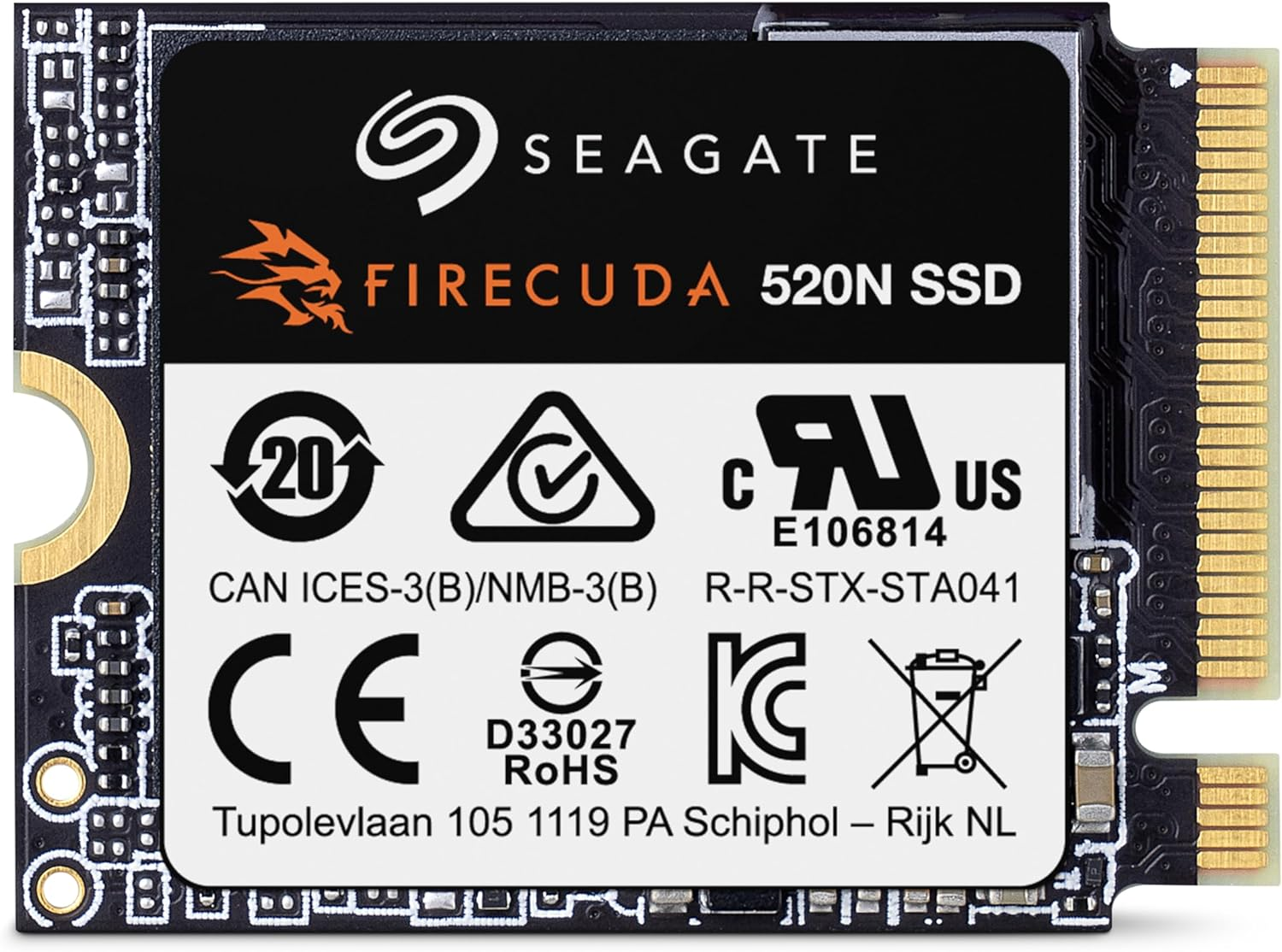Seagate Firecuda 520N M.2 2230 SSD, 1TB