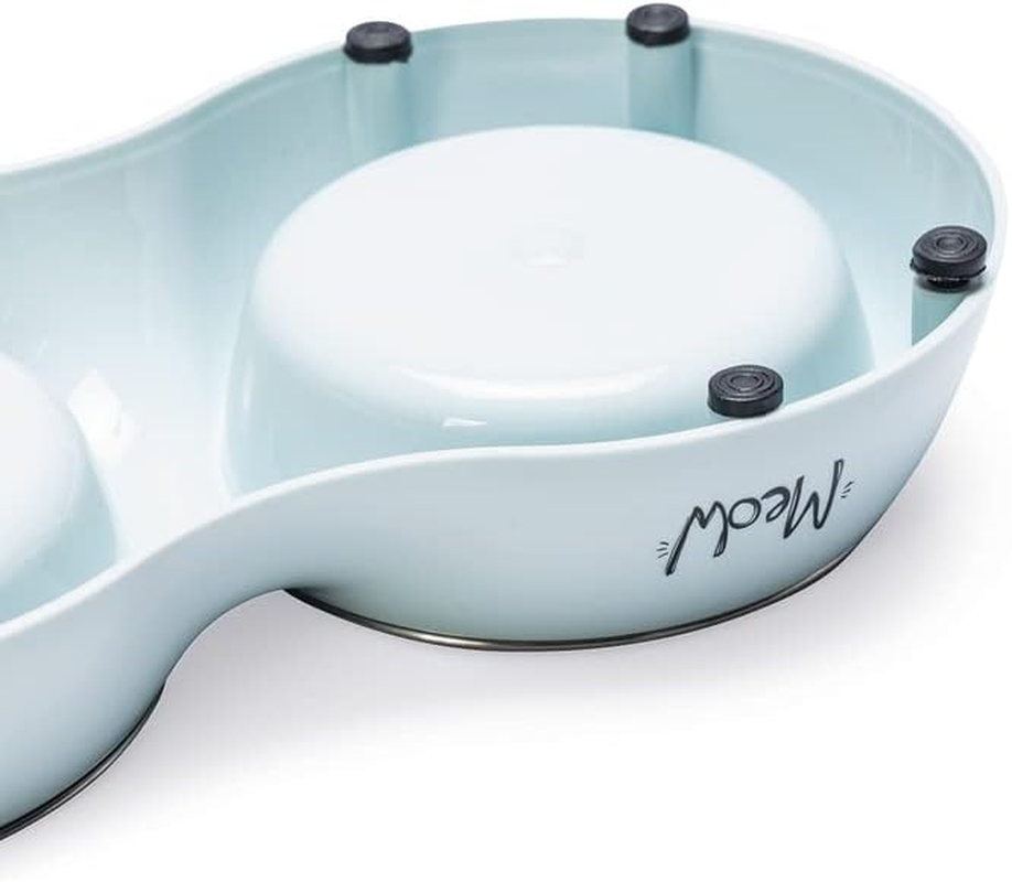 Karlie Rana Cat Bowl Dinner Set 2 Light Blue 522654 400 Ml image number 2