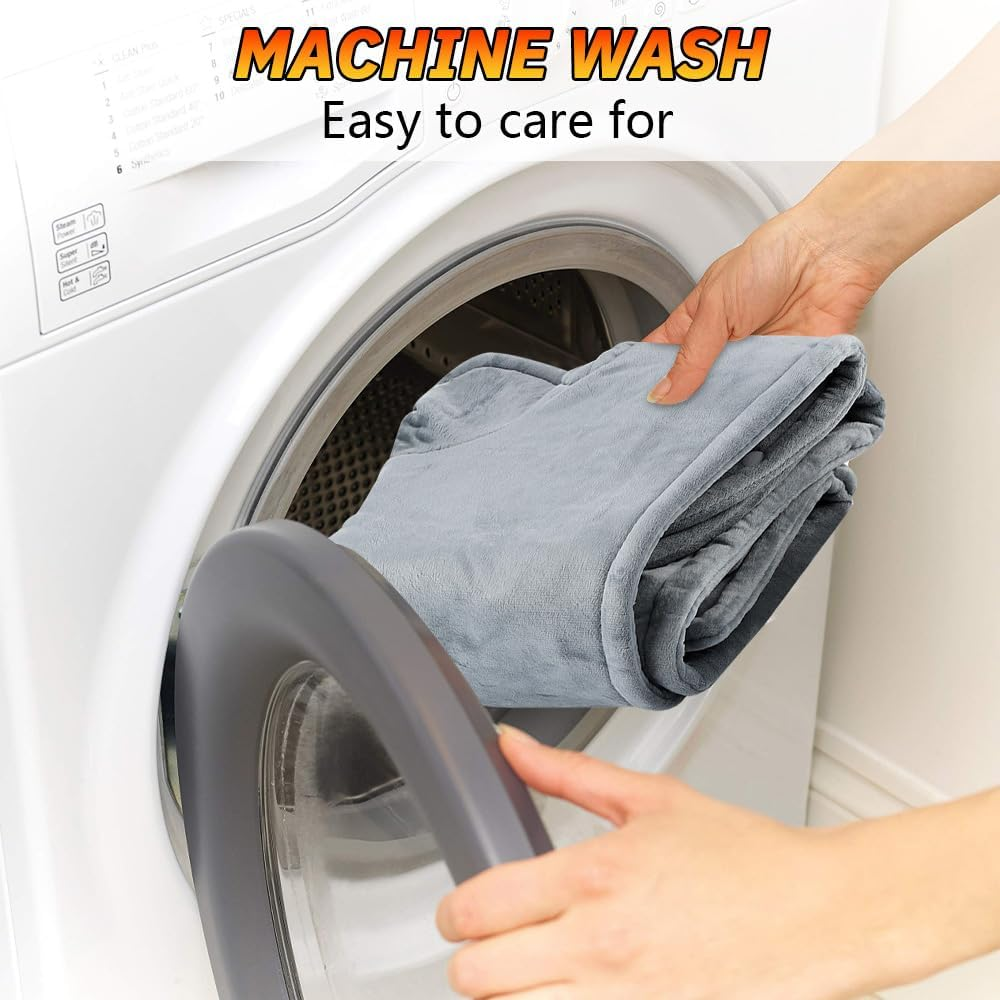 Yakiter Heat Pad, Electric Heating Pads for Back Pain Relief, Neck and Shoulders,Large Size Heat Pack,10 Heat Levels, 3 Time Settings image number 5