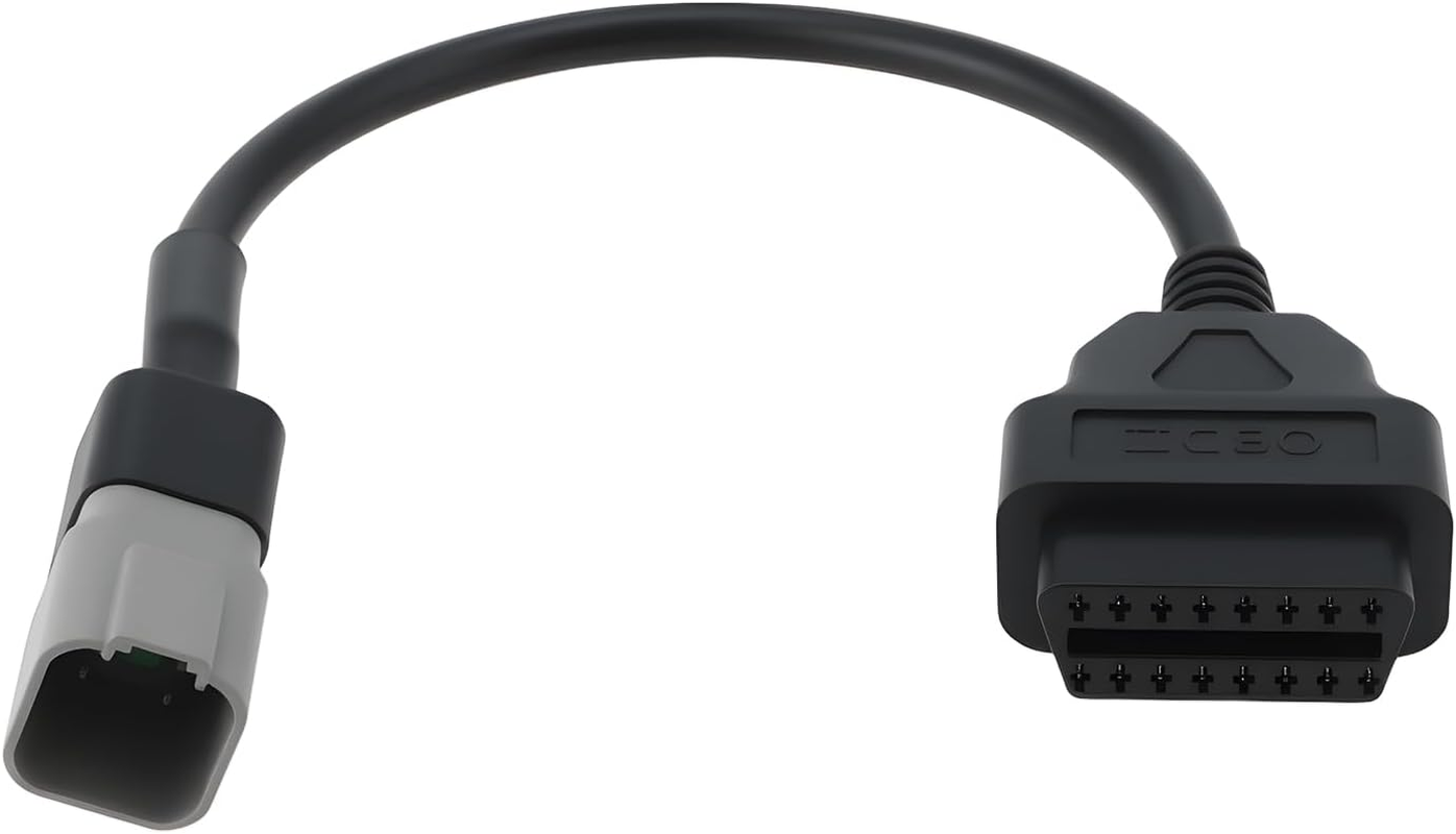 Emsea 6 Pin OBD2 6-Pin to 16-Pin Diagnostic Cable Adapter Compatible with CAN-AM Moto ATV UTV All-Terrain Vehicle image number 2