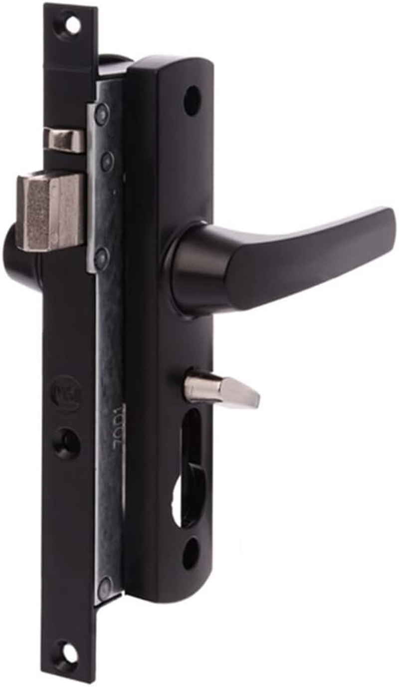 Whitco Security Screen Door Lock Handle Tasman Mk2 Black No Cylinder W892117 image number 3