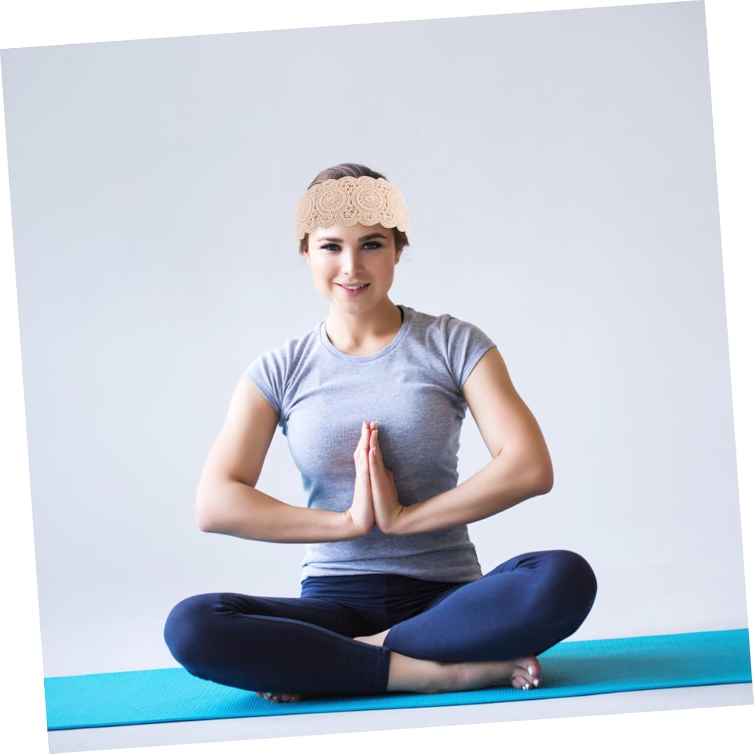 HORIALENCE Wide Crochet Headband for Women, Chic and Cotton, UV Protection, Versatile as a Hair Scarf or Accessory for Spring and Summer image number 6