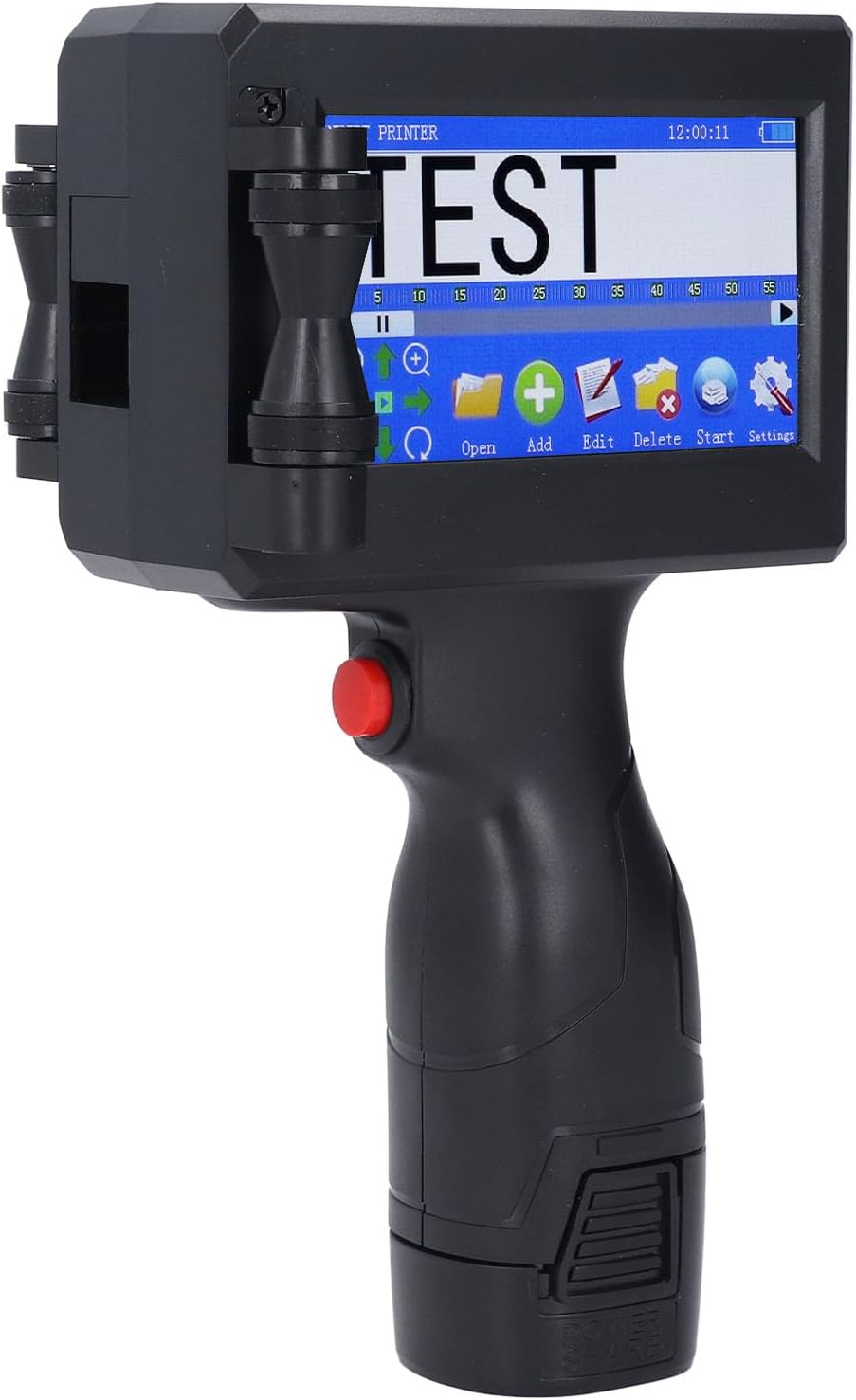 Handheld Inkjet Printer, Portable Handheld Printer with 4.3Inch Touch Screen, Quick Drying Inkjet Coding Machine, 12.7Mm Print Height for Batch Number Date Logo QR Code Barcode image number 5