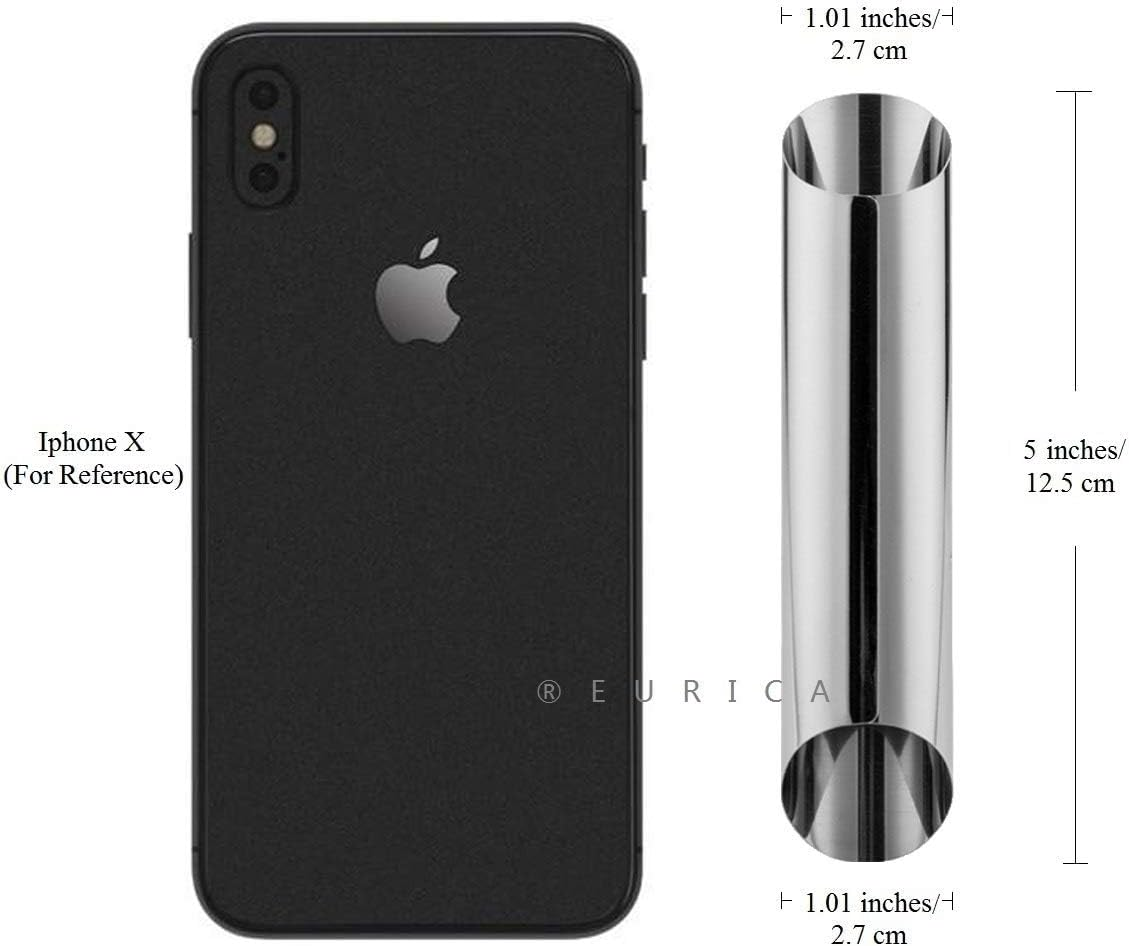 EUICAE Cannoli Tubes, 5 Inch Large Stainless Steel Cannoli Forms Non-Stick Cream Horn Danish Pastry Molds for Croissant Shell Cream Roll Pack of 15 - Cream Horn Molds 16+1 image number 4