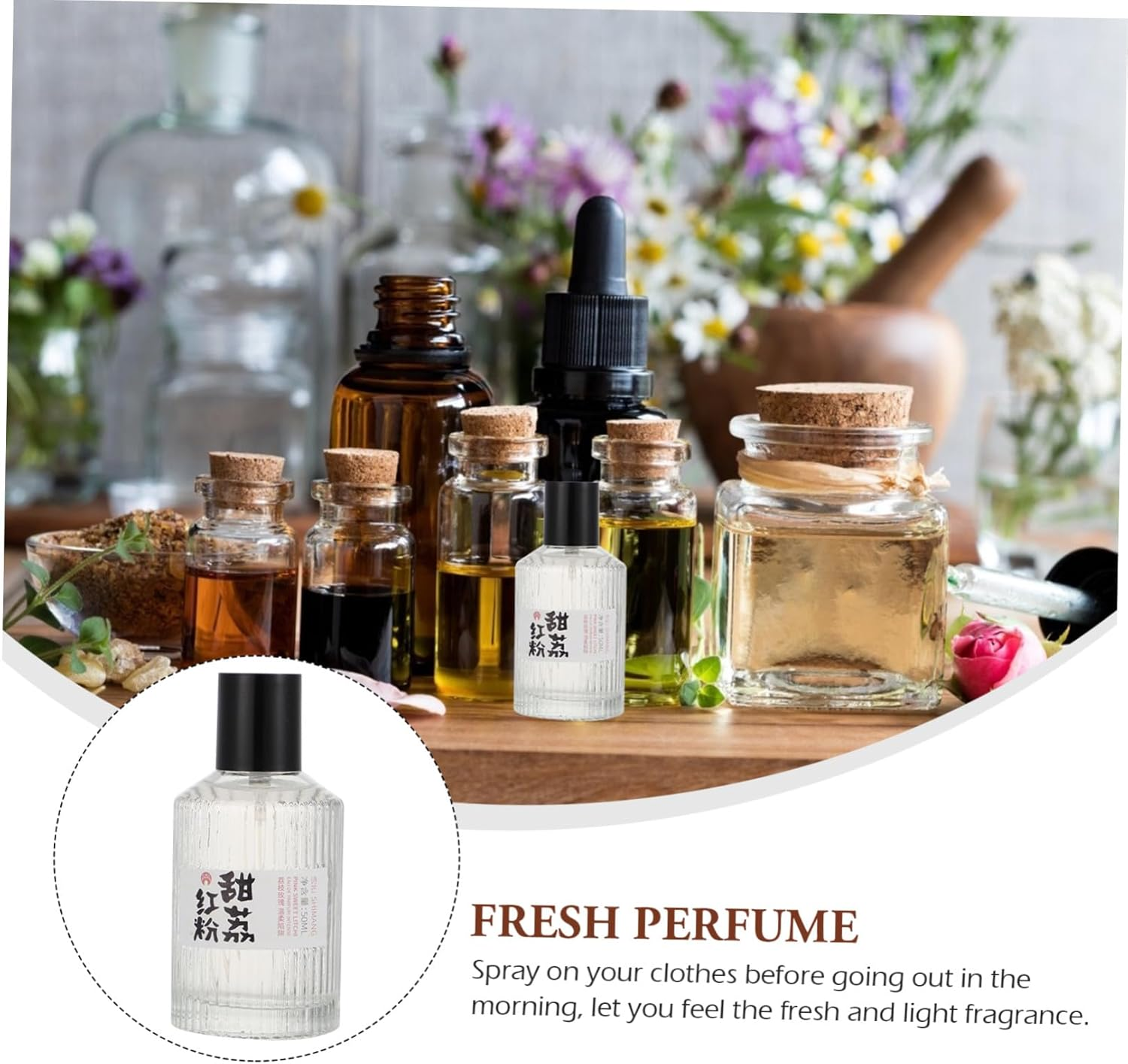 GAXIRE Perfume Portable Fresh Scent for Women Japanese Style Travel and Party Use image number 5