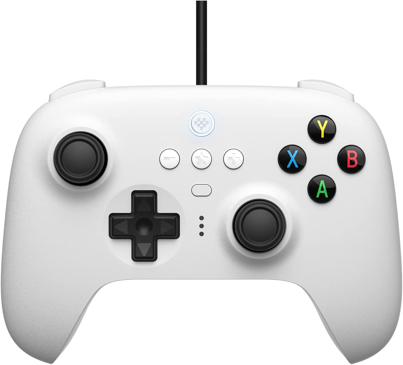 8Bitdo Ultimate Wired Controller, USB Wired Controller for PC Windows 10, Android, Raspberry Pi and Switch (White)