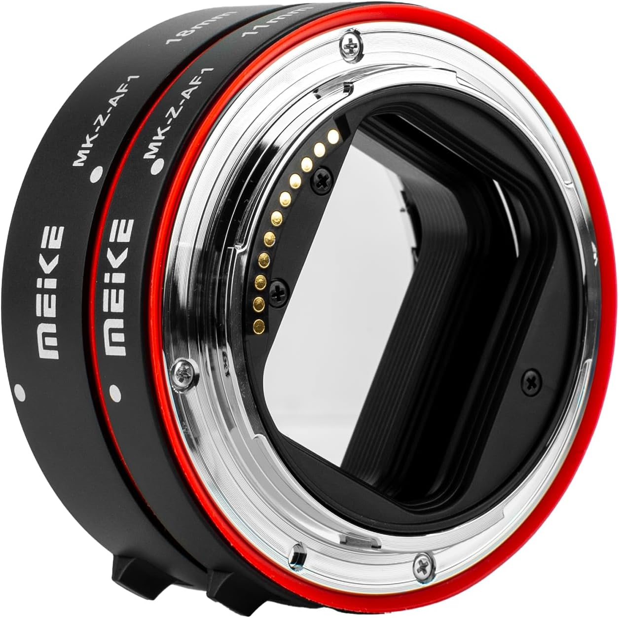 Meike MK-Z-AF1 Metal Auto Focus Macro Extension Tube Set (11 Mm + 18 Mm) Compatible with Nikon Z5 Z6 Z6II Z7 Z7II Z50 image number 4