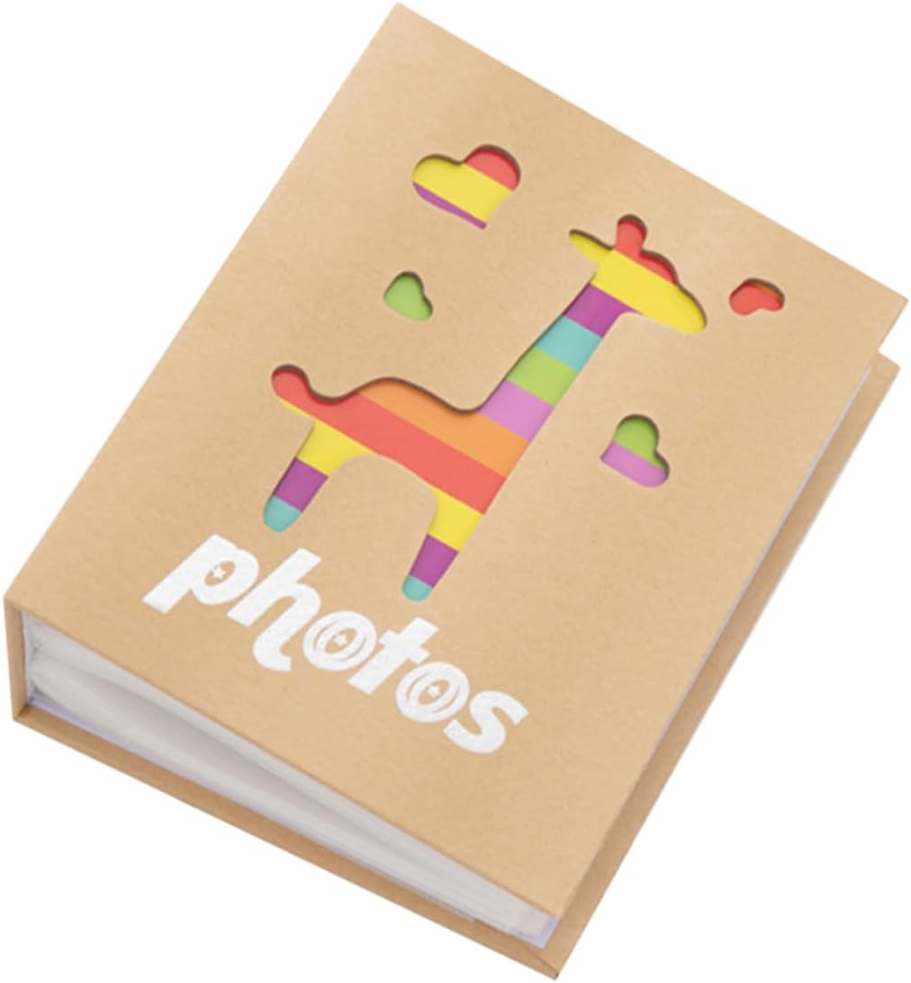 Yardwe Photo Album Scrapbook Album Keepsake Cute Animal Pattern Cover Sturdy Construction 200 Pages 5X7 Inches Keepsake for Baby Boy or Baby Girl Versatile for Photos and Notes image number 5