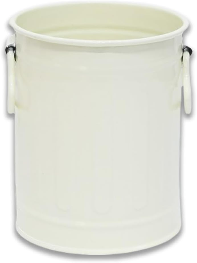 Fkereg Pencil Holder for Desk, Metal Barrel Pen Cup Holder for Desk with Handles, Cute Makeup Brushes Holder, Marker Holder Organizer Storage for Office Classroom Desktop Home (Pink)