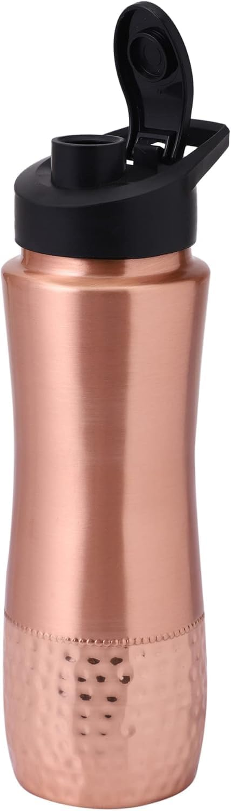 Healthgoodsau - Pure Copper Water Bottle with Sipper for Ayurvedic Health Benefit, 900 Ml Capacity, Perfect for Gym, Office and Home image number 6