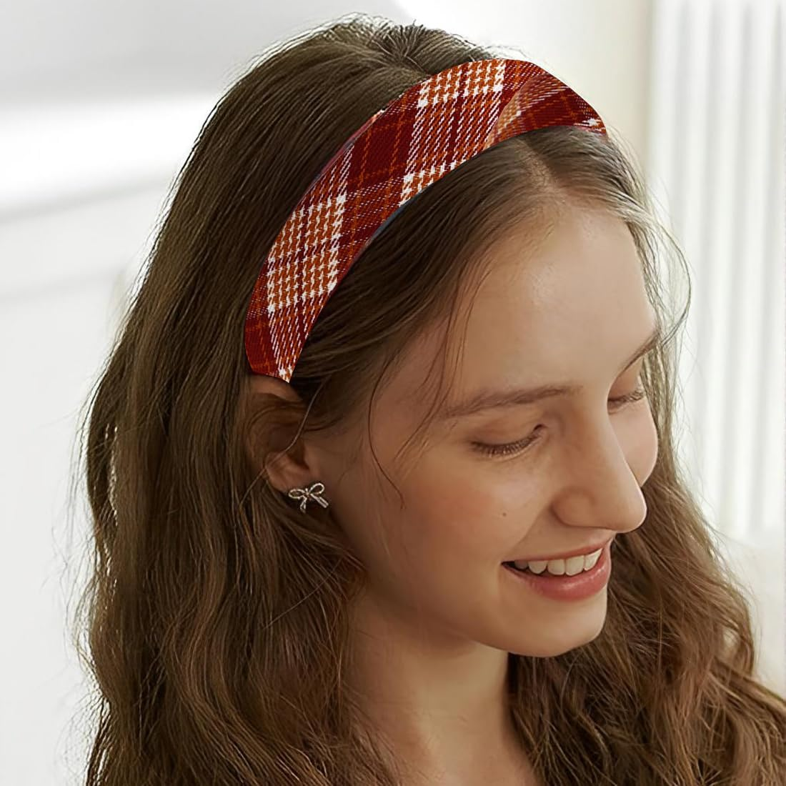 Headband Set Women'S Headband Wide Hair Band Vintage Padded Headband Fashion Headbands Hair Accessories Headband for Women Girls image number 2