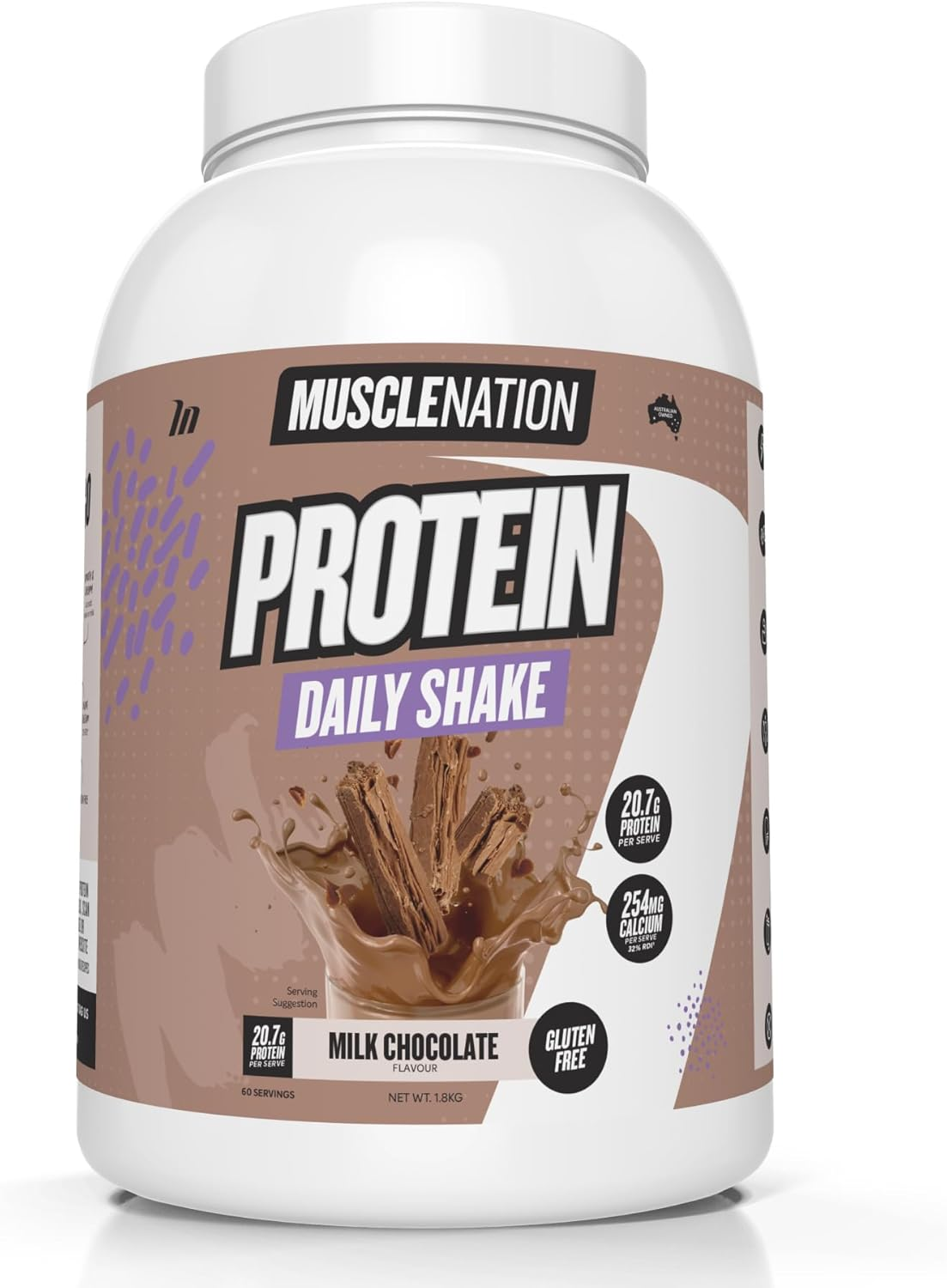 Muscle Nation Daily Shake Cookies & Cream 1.8Kg image number 2
